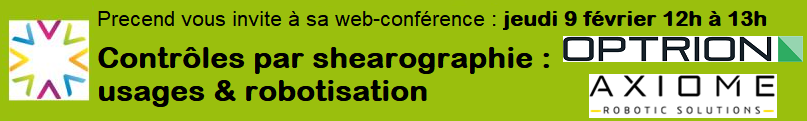 Webconférence Shearographie